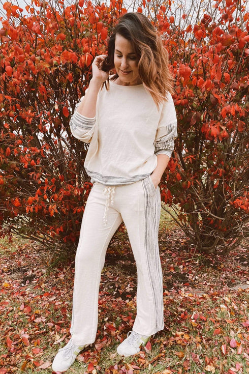 Chia Zen Stripe Jogger Pant